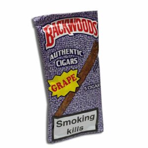 Buy Grape Backwoods for a sweet and fruity flavor. Enjoy the smooth taste of these machine-rolled cigars, perfect for any occasion. Get your pack today!