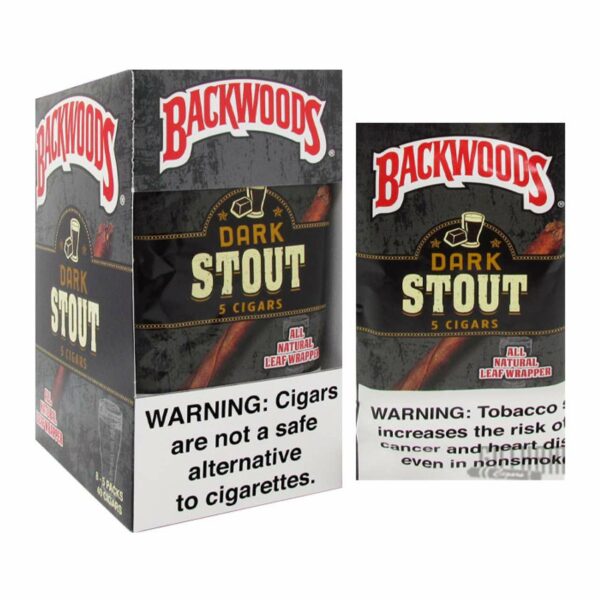 Buy Backwoods Cigars Dark Stout for a unique and flavorful smoking experience. Enjoy a smooth, robust taste with hints of cocoa and coffee in every puff.