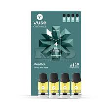 vuse alto flavor pack 5% menthol pods